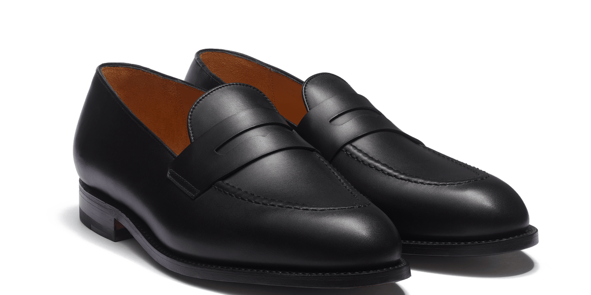 Mocassin Menton Bride Pour Homme En Cuir Veau Box Noir J M Weston mocassin-menton-bride-pour-homme-en-cuir-veau-box-noir-j-m-weston
