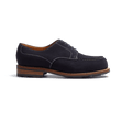 Golf Derby [Men Navy suede calfskin with constrated stiching]