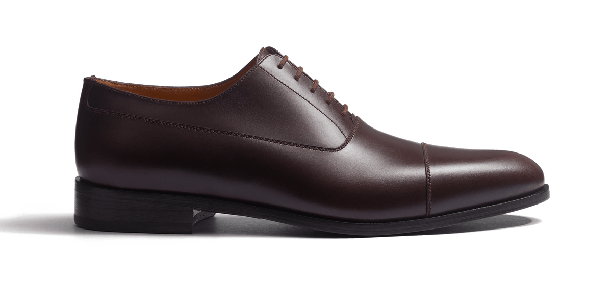 Men's Dark brown boxcalf West Oxford Shoe – J.M. Weston