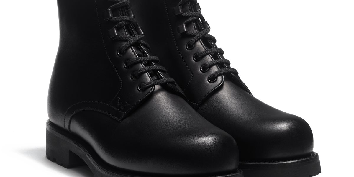 Women's Black soft calfskin Worker Boots – J.M. Weston