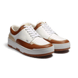 On Top Sneaker [Men White sport calfskin with beige and camel details]
