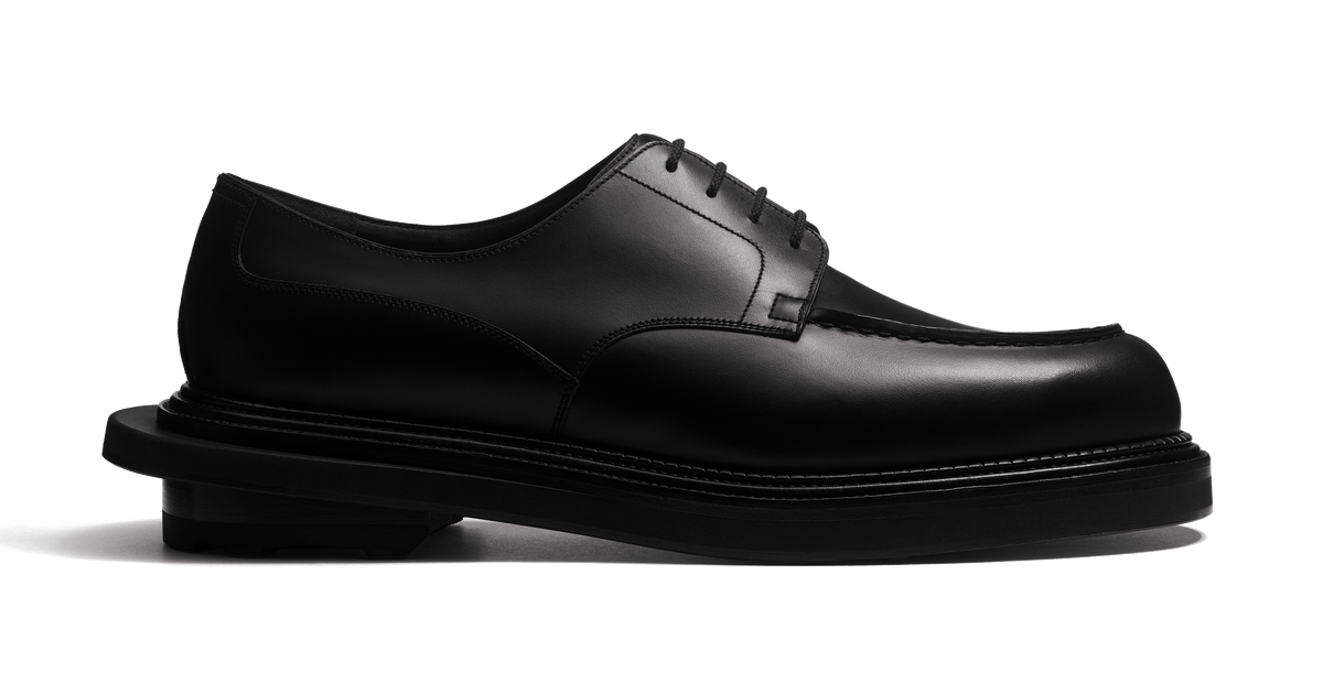 Men's Black Calfskin Derby golf J.M. Weston x sacai