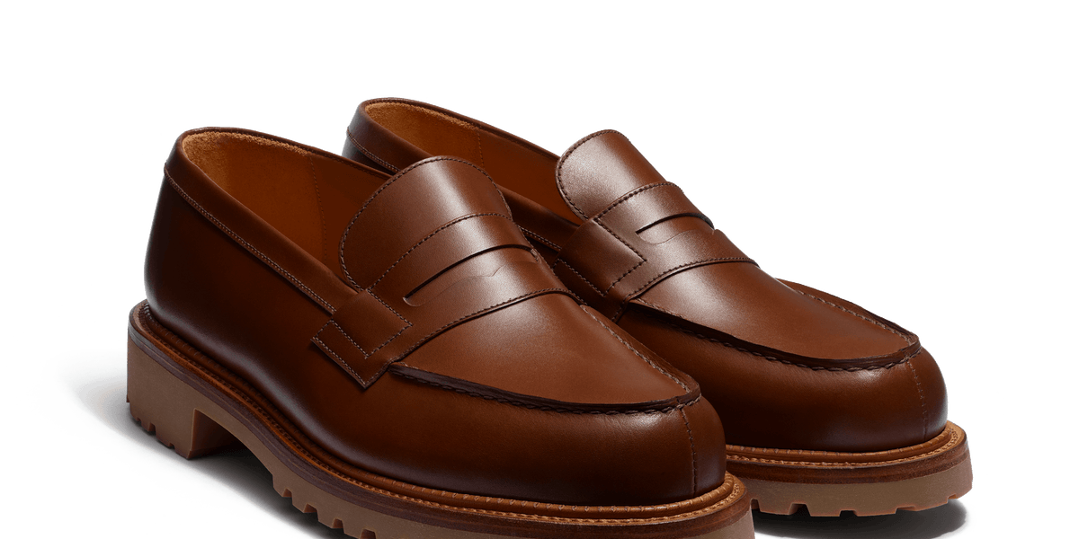 Men's Brown Boxcalf Commando 180 Loafer | J.M. Weston