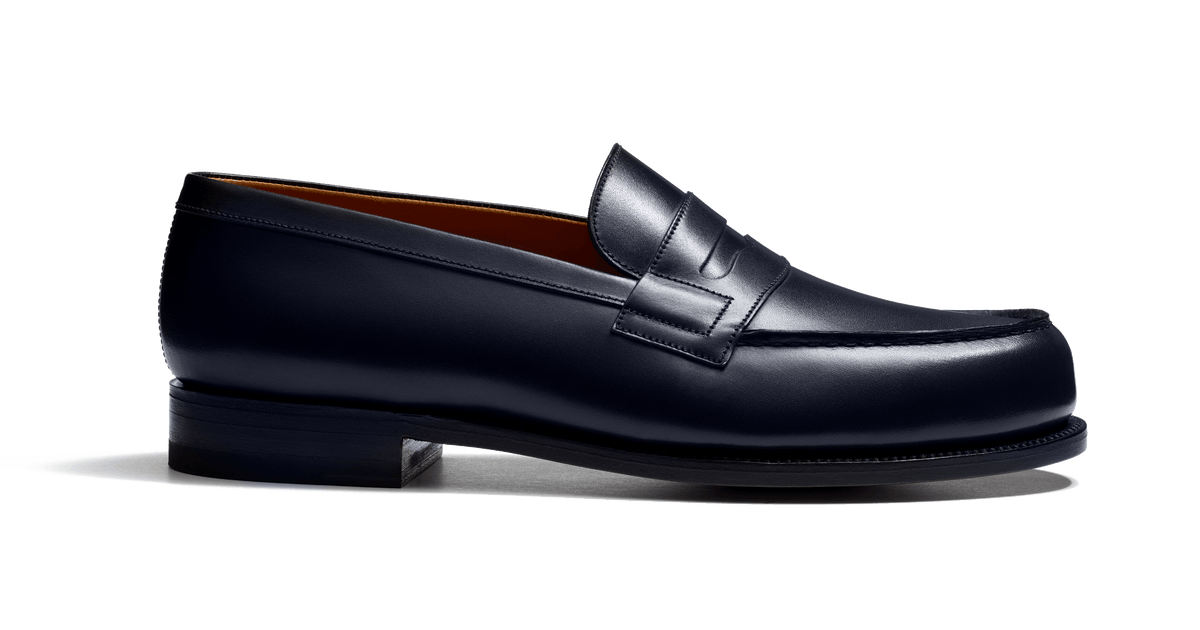 Men's Initial navy boxcalf 180 Loafer | J.M. Weston