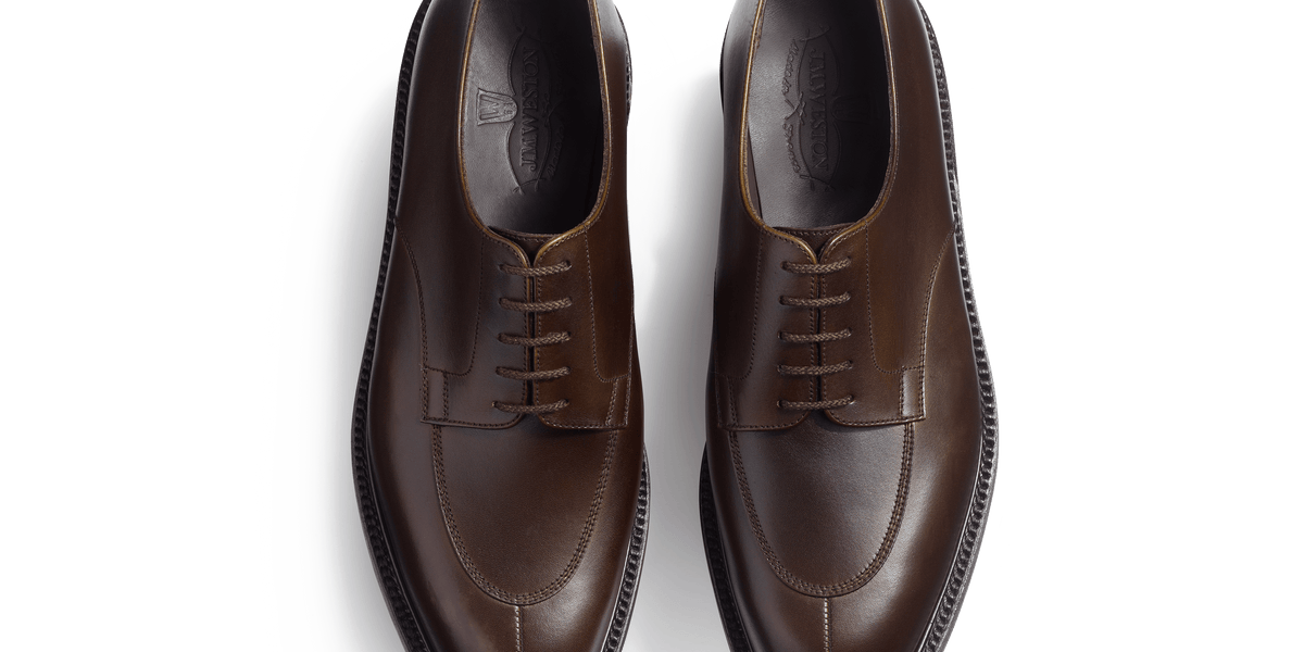 J.M. WESTON 4x4 Derby ブラウン 7ハーフ D Men's Leather Half J.M. WESTON 4x4 Derby ブラウン 7ハーフ D Men's Leather Half
