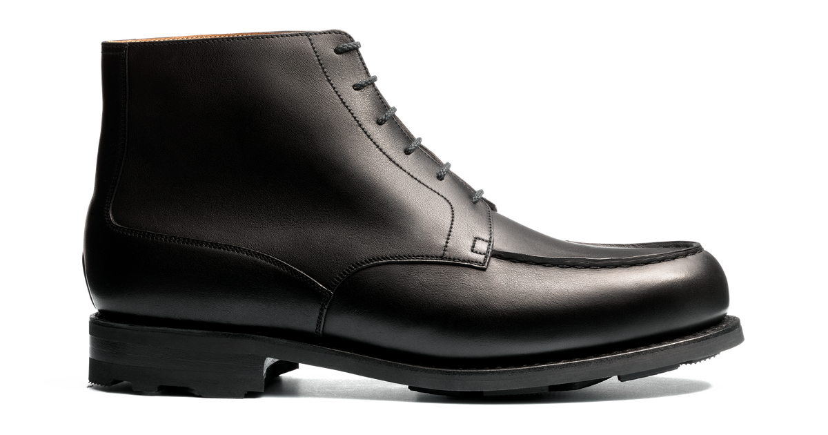 Men's Black Leather High Golf Derby | J.M. Weston