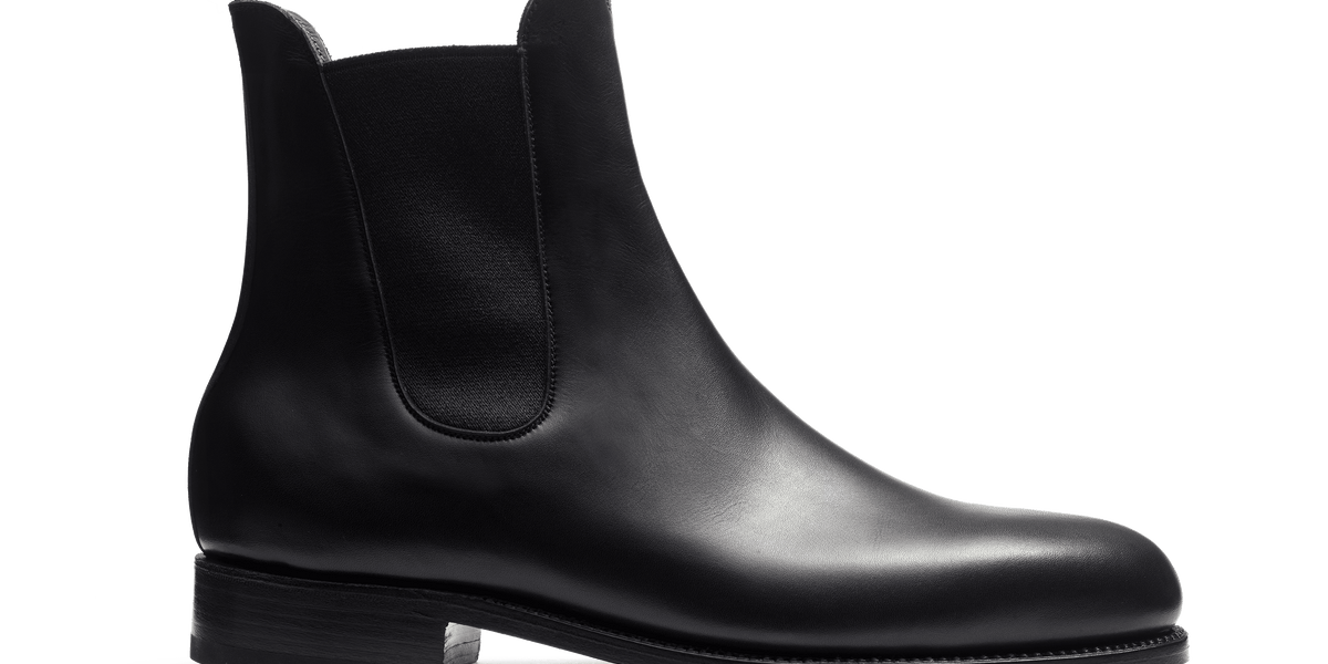 Men s Black Leather Chelsea Boot J.M. Weston