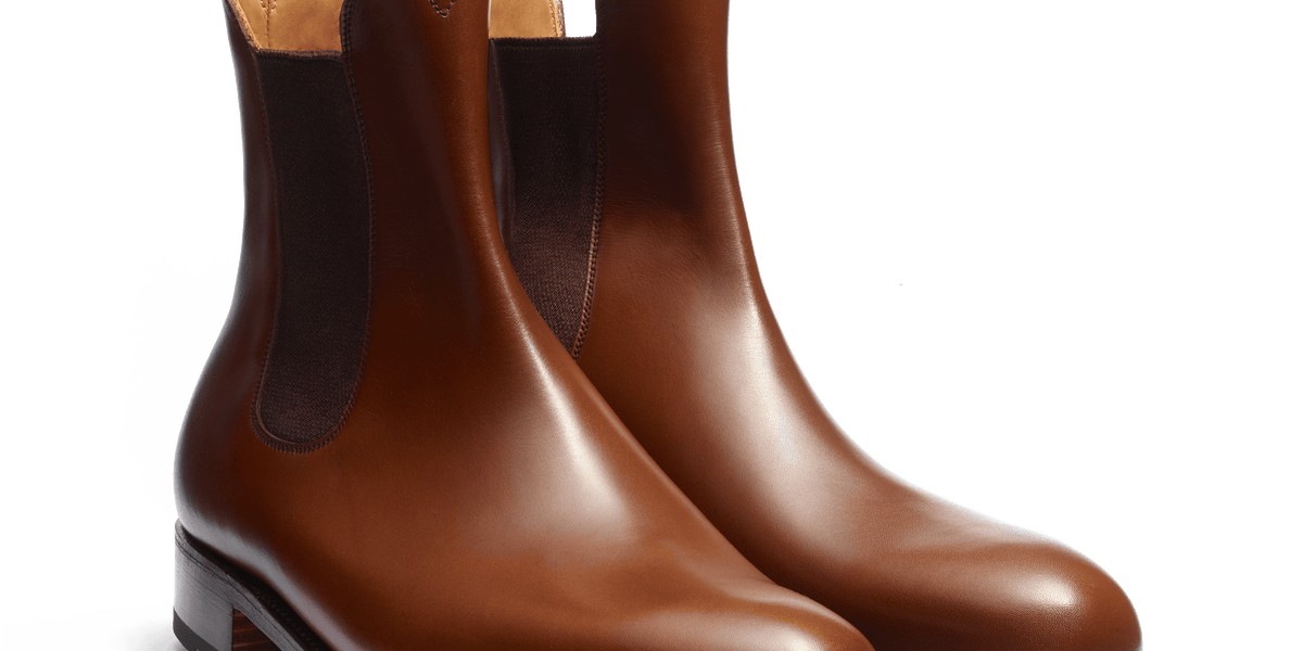 Men s Brown Leather Chelsea Boot J.M. Weston