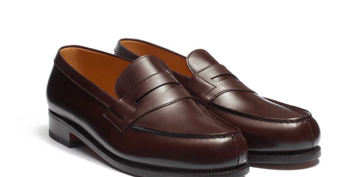 Men's Dark Brown Leather 180 Loafer | J.M. Weston Men's Dark Brown Leather 180 Loafer | J.M. Weston