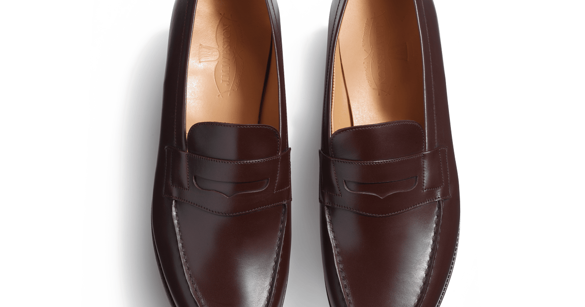 Men's Dark Brown Leather 180 Loafer | J.M. Weston
