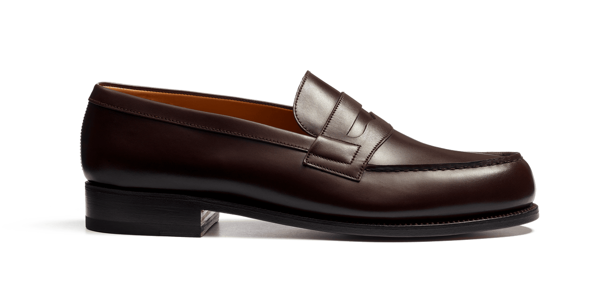 Men's Dark Brown Leather 180 Loafer – J.M. Weston Men's Dark Brown Leather 180 Loafer – J.M. Weston