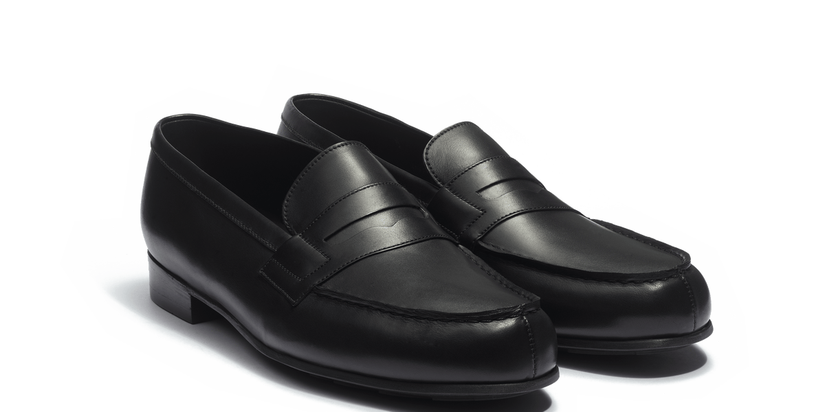 Men's Black Soft Calfskin 180 Light Loafer – J.M. Weston