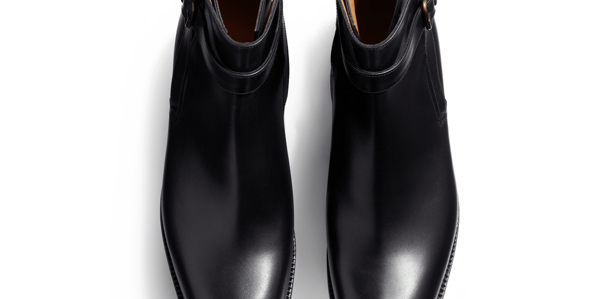 Chaussures faites à la main hommes Chelsea bottes peau de vache en plein air travail décontracté