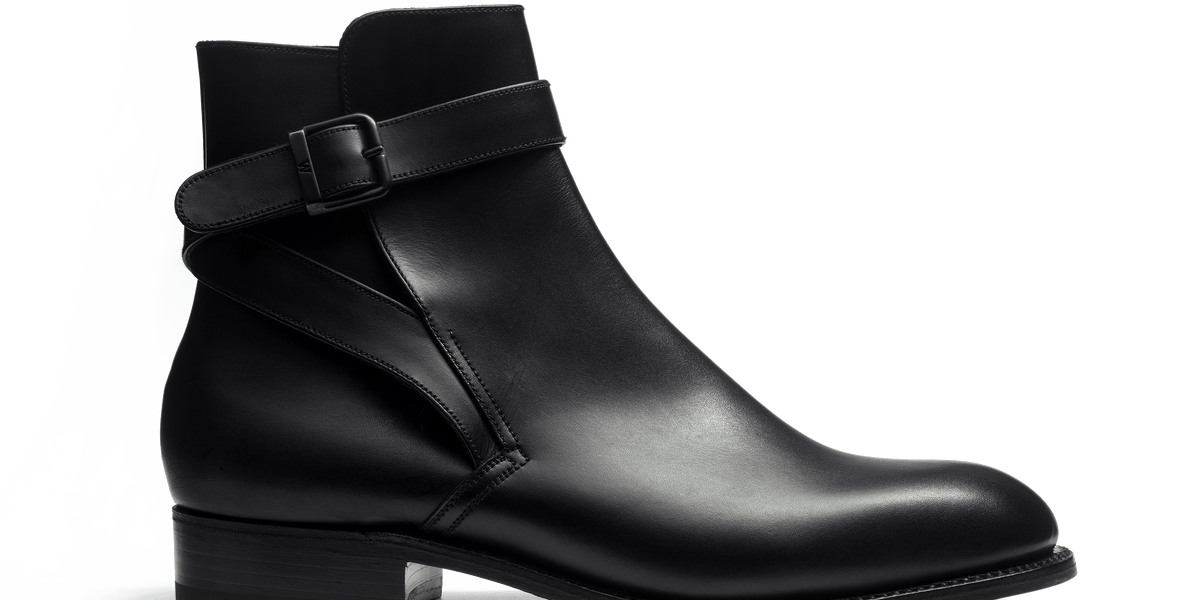 Men s Black Leather Jodhpur Boot J.M. Weston