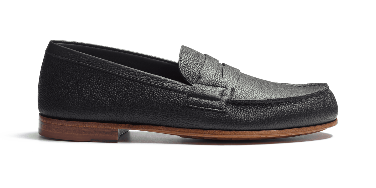 Men's Black Leather Le Moc' Weston Loafer – J.M. Weston