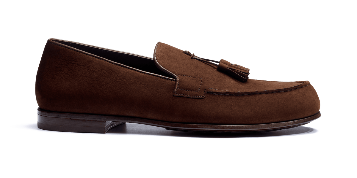 Men's Le Moc' Pampilles Brown Suede – Weston