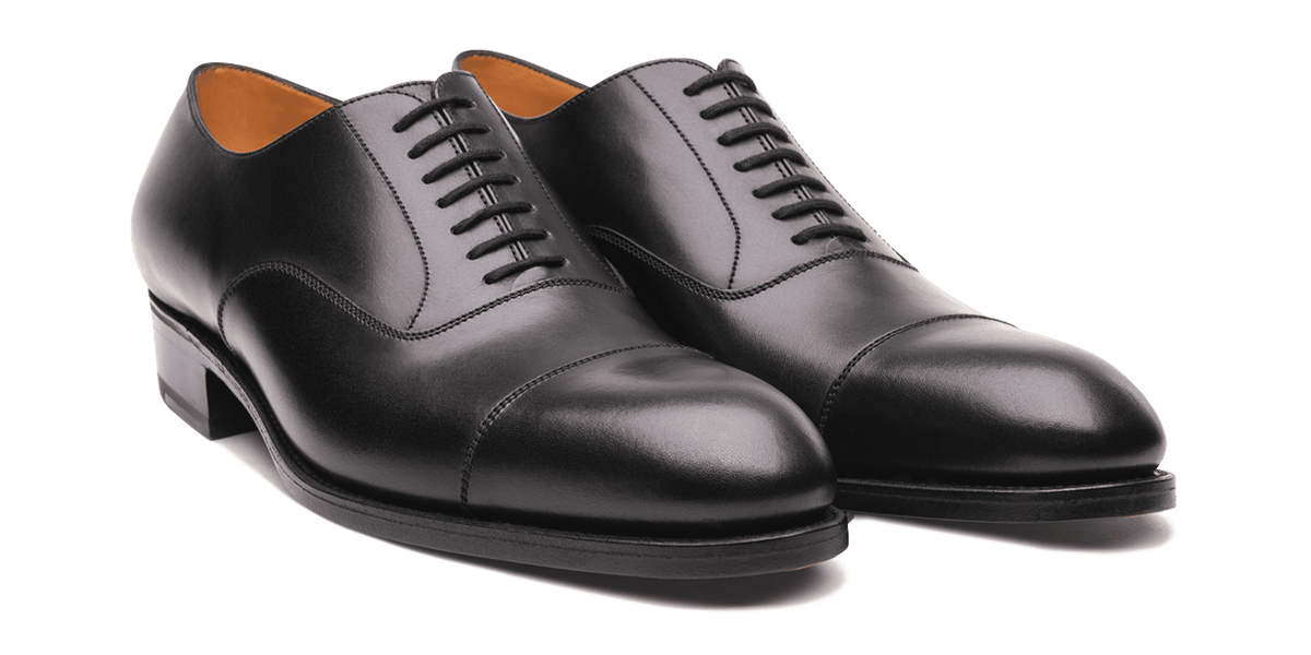 Men's Savile Cap Toe Oxford Black Leather | J.M. Weston Men's Savile Cap Toe Oxford Black Leather | J.M. Weston