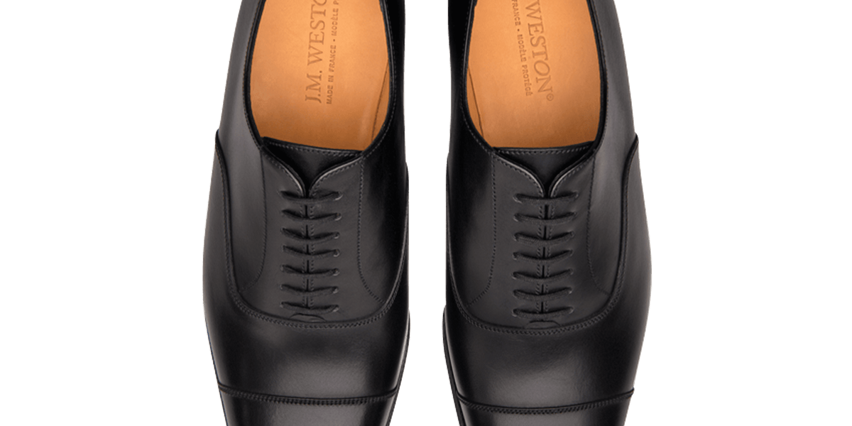 Men's Savile Cap Toe Oxford Black Leather | J.M. Weston Men's Savile Cap Toe Oxford Black Leather | J.M. Weston