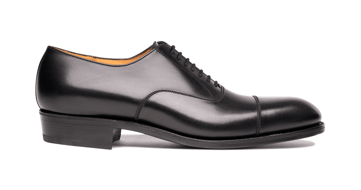 JM WESTON 300 size5 D ダイナイトソール Men's Savile Cap Toe Oxford Black Leather | J.M. Weston