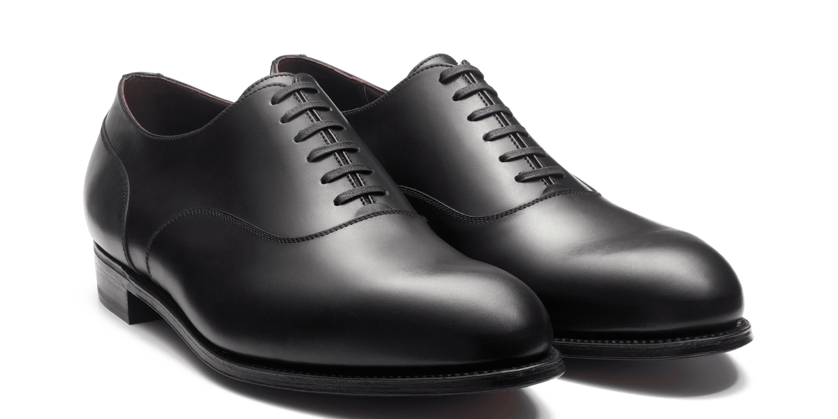 Men's Ultra Oxford Shoe Black Leather – J.M. Weston