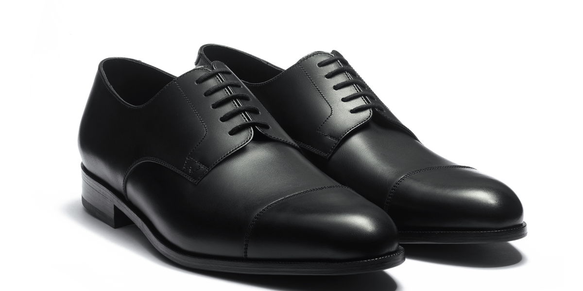 Men's Black Leather West Derby | J.M. Weston Men's Black Leather West Derby | J.M. Weston