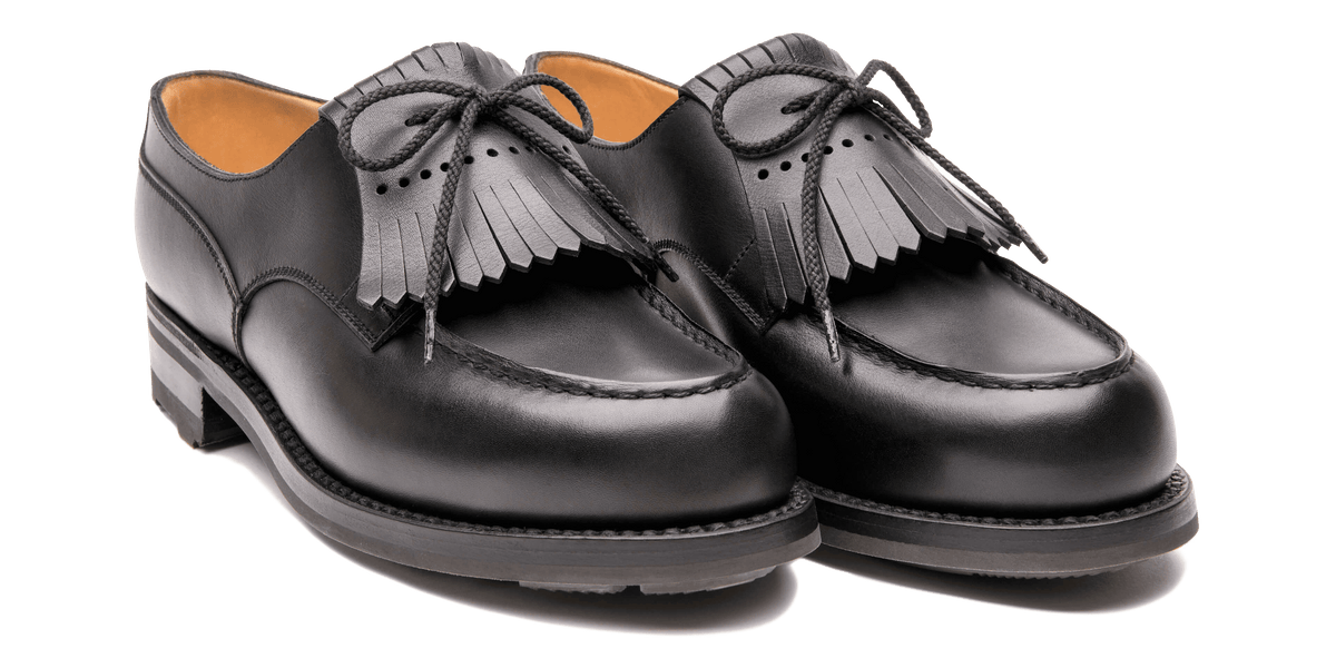 Women's Black boxcalf Golf Derby | J.M. Weston Women's Black boxcalf Golf Derby | J.M. Weston