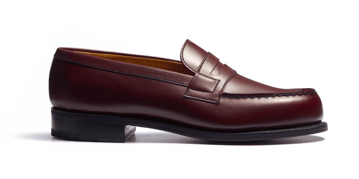 Women's Burgundy Leather Menton Loafer – J.M. Weston