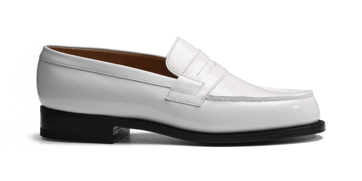 Women's White Patent Leather 180 Loafer – J.M. Weston Women's White Patent Leather 180 Loafer – J.M. Weston