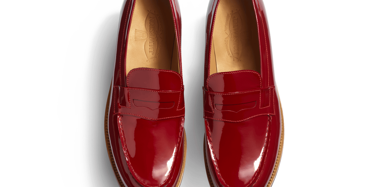Mocassin top weston rouge
