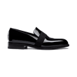 Tuxedo Loafer [Women Black patent calfskin]