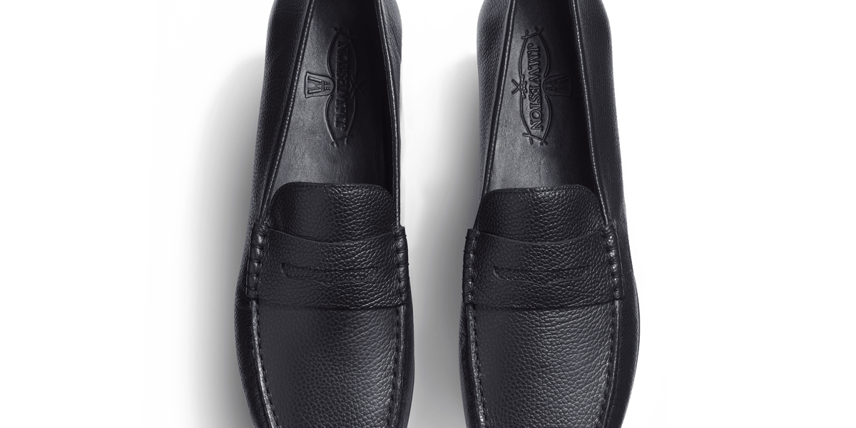 Mocassins De Conduite Homme Cole Haan Somerset Noir Crocodile - Taille 9 M (42), Occasion