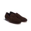 Woogie loafer [Men Dark brown suede calfskin]
