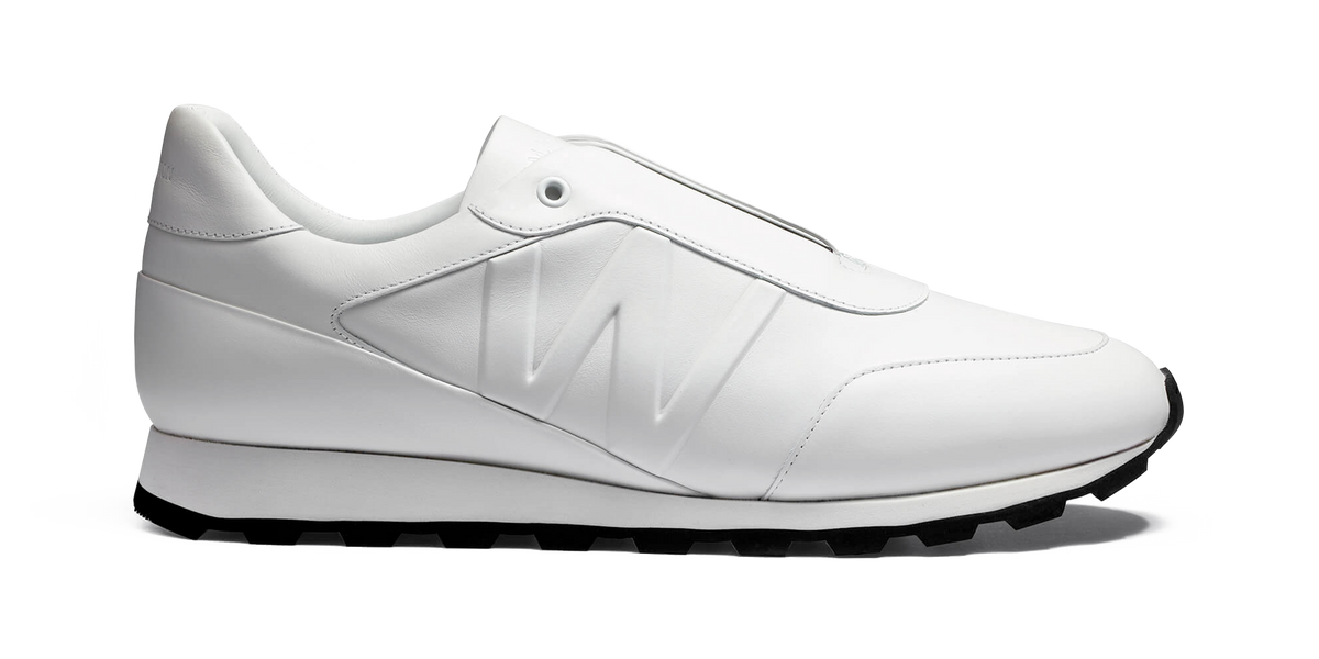 Men's On My Way Sneaker White Leather – J.M. Weston