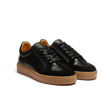 On Time Hirondelle Sneaker[Men black sport soft calfleather & black suede leather]