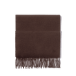 Plain Cashmere Scarf[Dark Brown Cashmere]