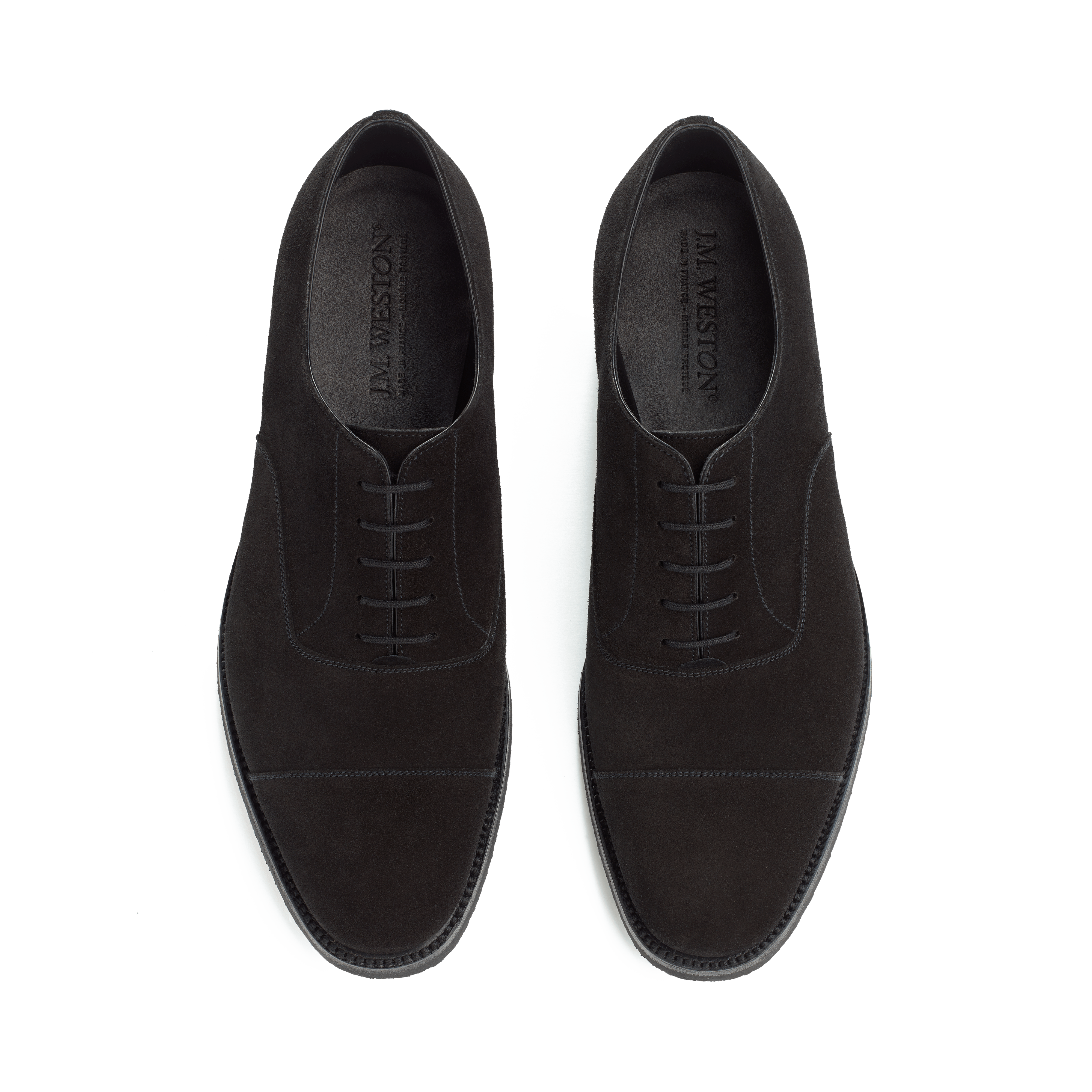Black sales suede oxford