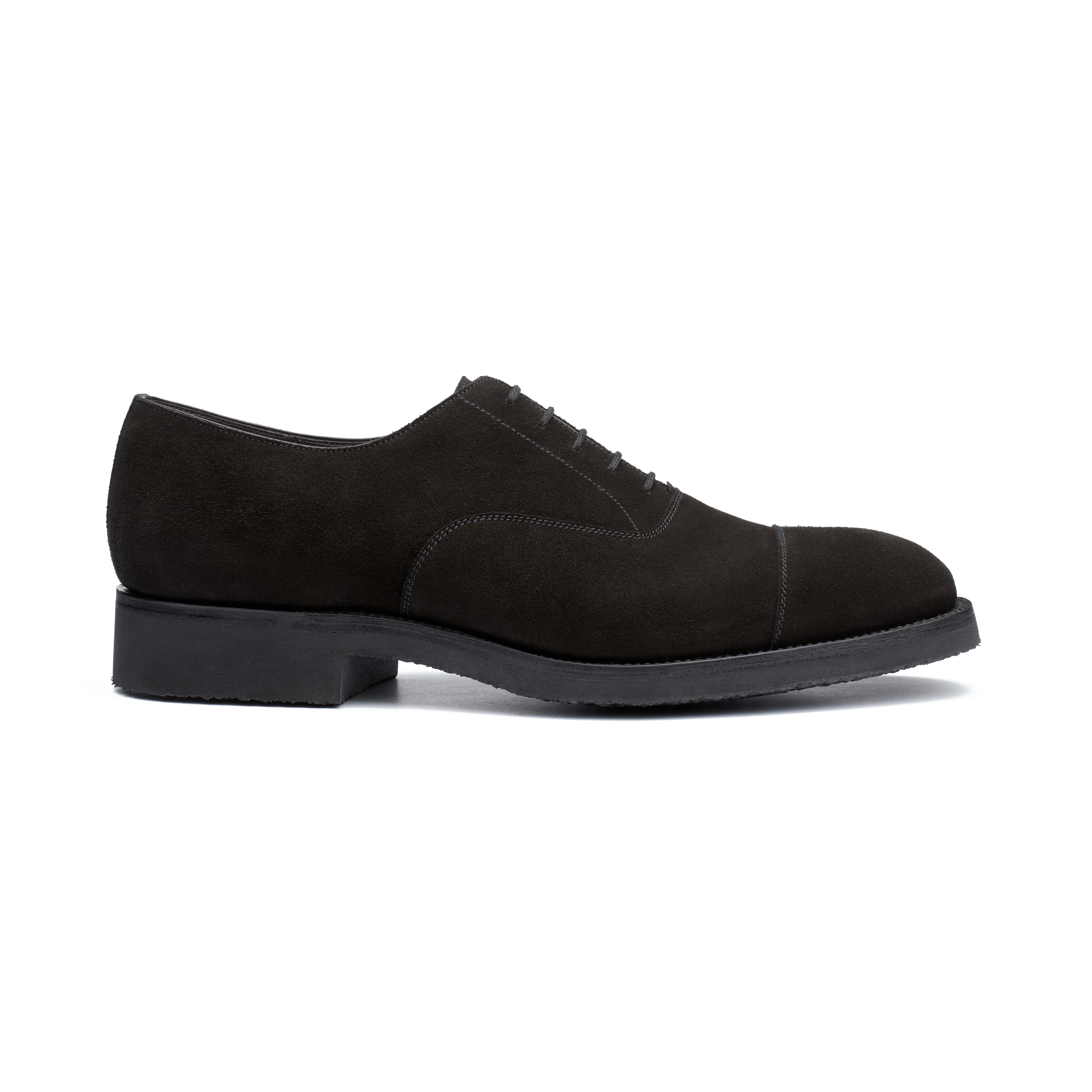 Suede calfskin top leather shoes