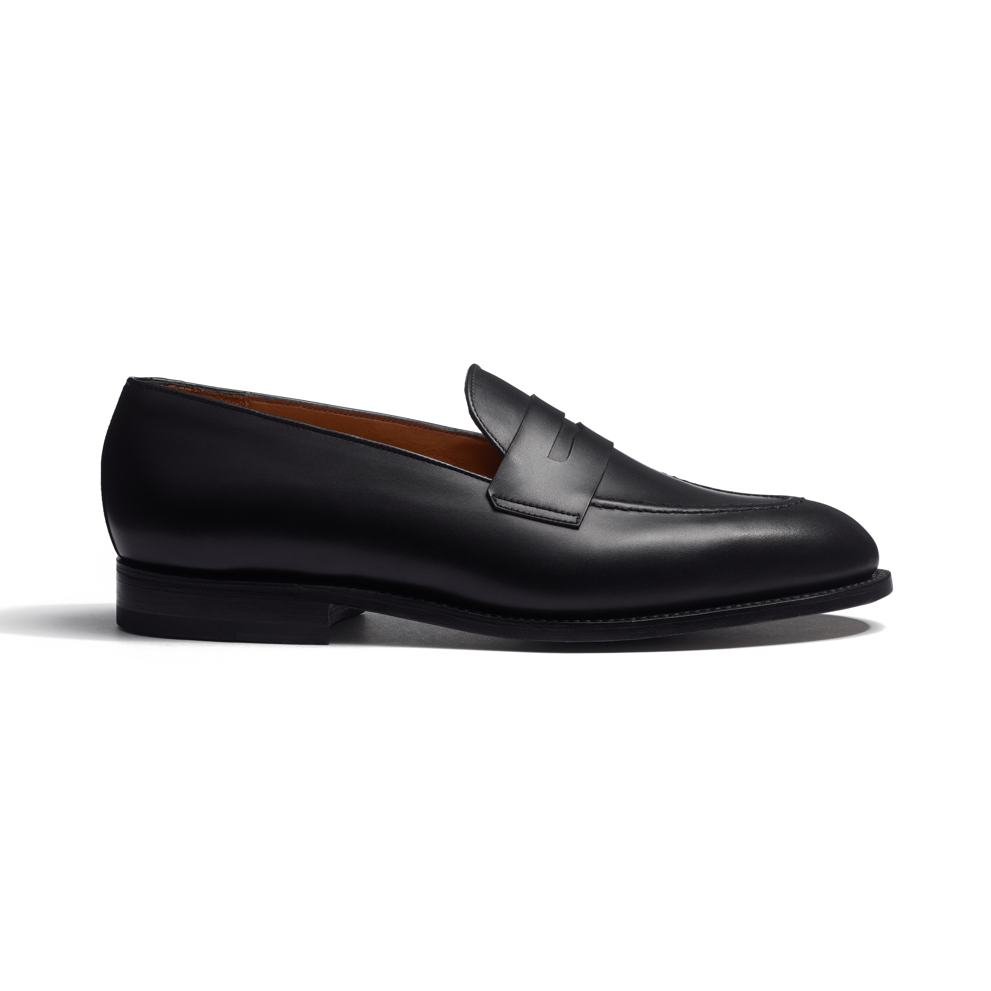 Mocassin Menton Bride Pour Homme En Cuir Veau Box Noir J M Weston mocassin-menton-bride-pour-homme-en-cuir-veau-box-noir-j-m-weston