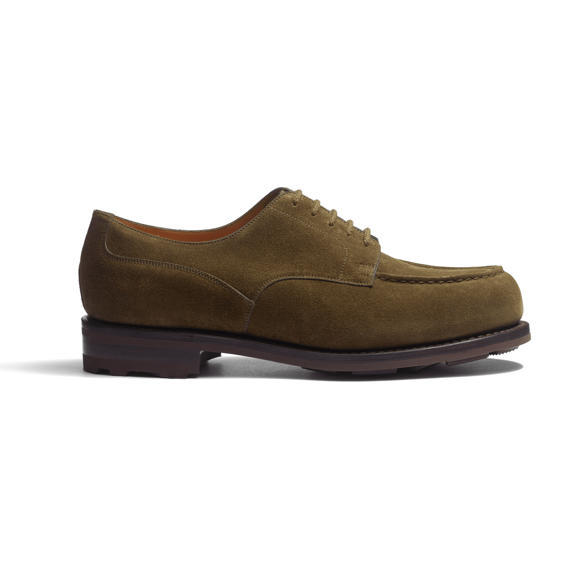 Derby Golf [homme cuir veau velours kaki]