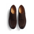 Derby Golf [Men Dark brown box calfskin & Dark brown Suede calf leather]