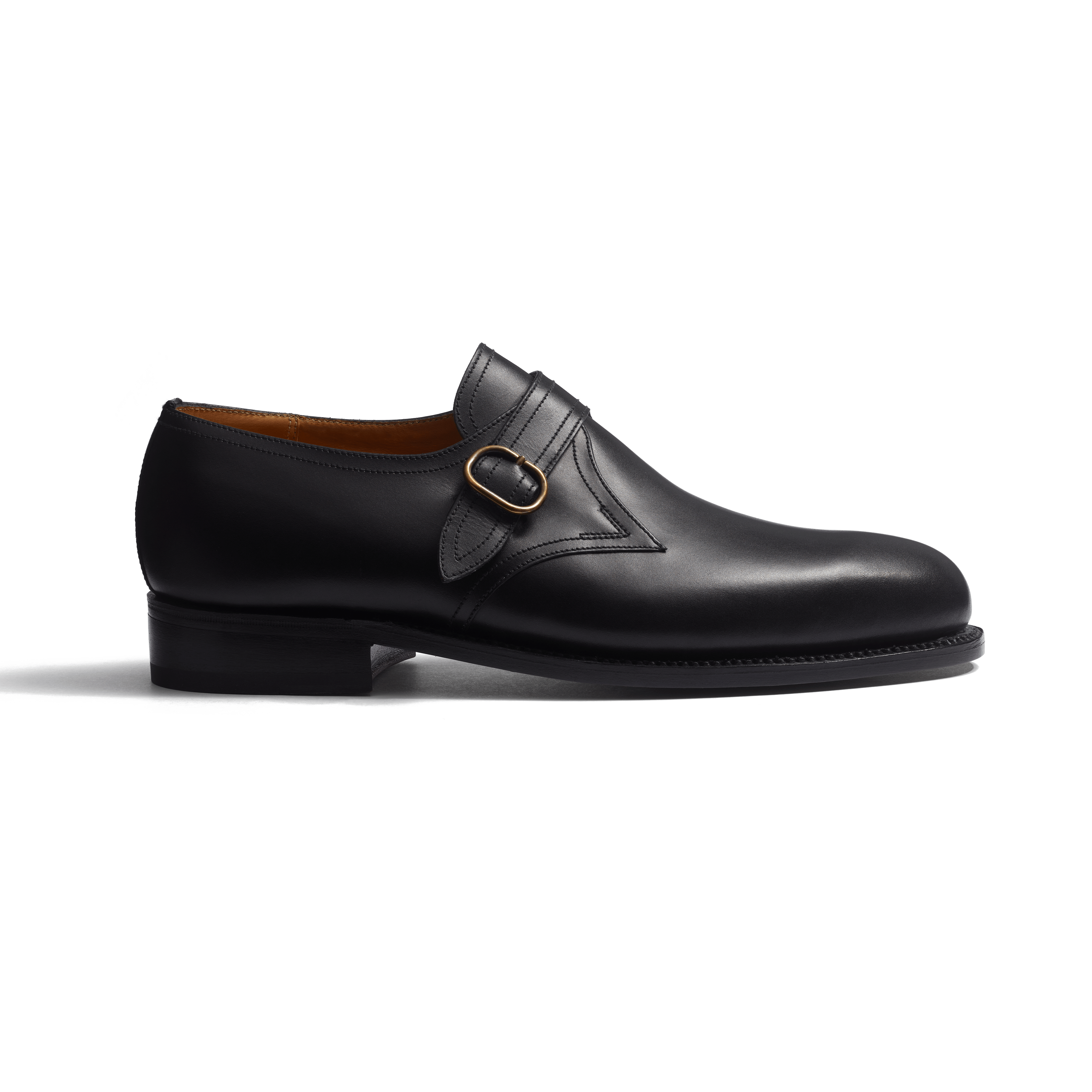 靴 JM Weston Golf Derby Black Calf 5/D Men's Black Leather 靴 JM Weston Golf Derby Black Calf 5/D Men's Black Leather