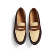 180 Loafer [Dark brown, tan and porcelaine boxcalf]