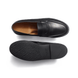 Mocassin 180 semelle gomme [homme cuir veau box noir]