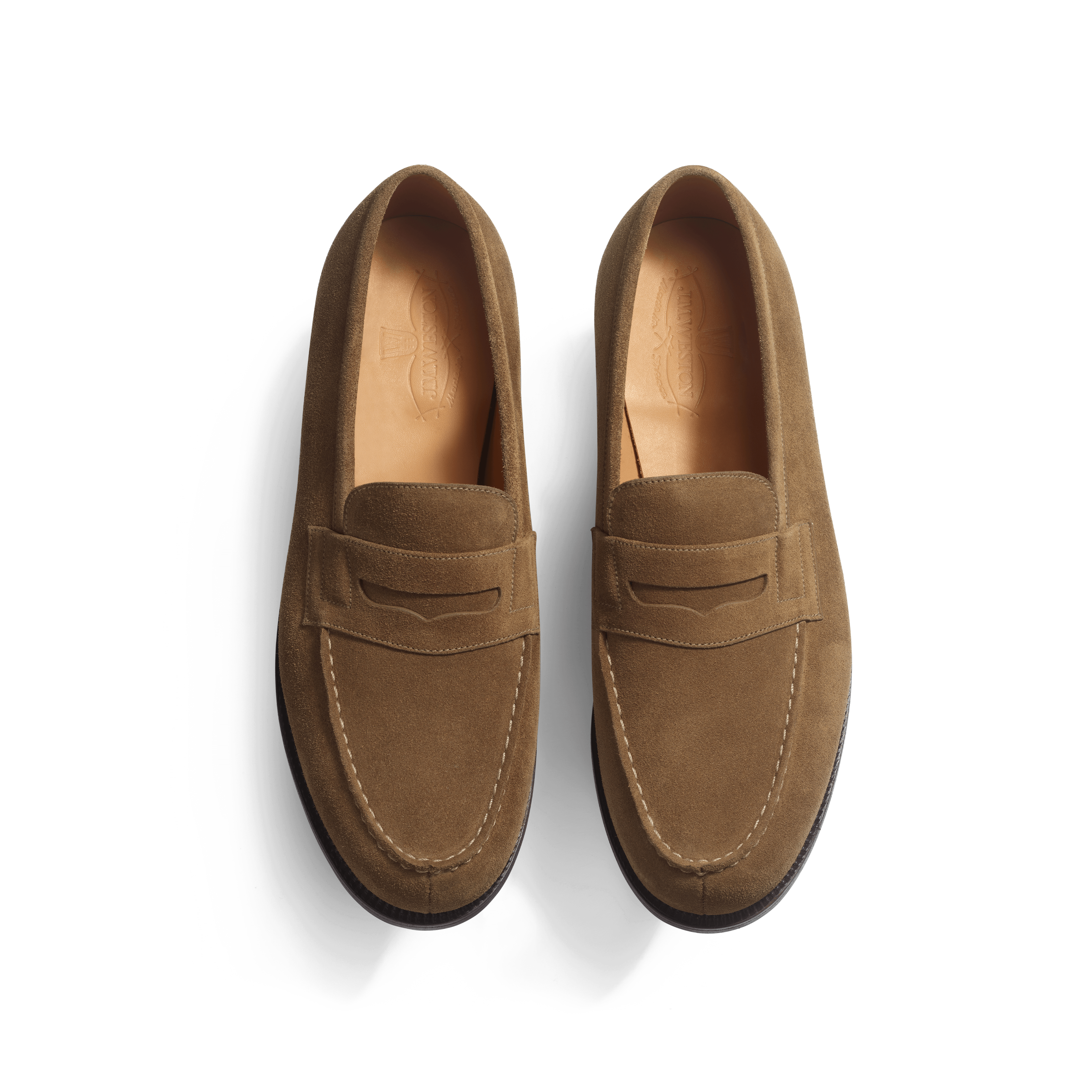 Taupe 2025 suede loafers