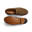 Mocassin 180 [homme cuir veau velours taupe]
