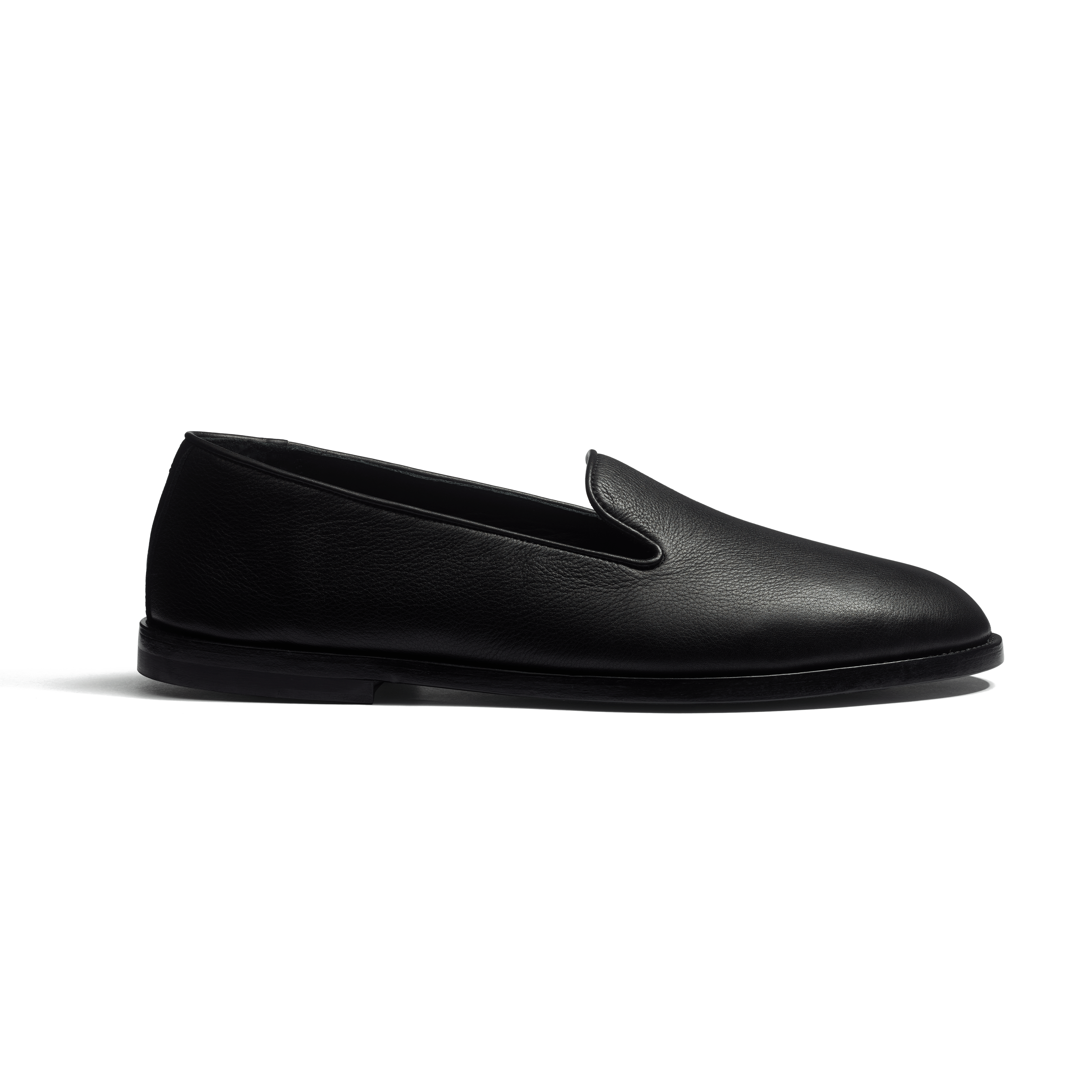 weston Chausson Wakey homme en cuir veau souple noir Ventes