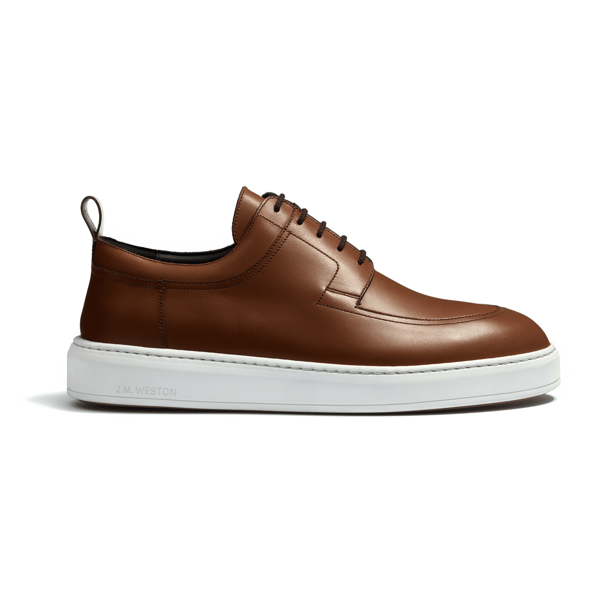 Basket Chasse On Time [cuir veau sport marron bergeronnette]