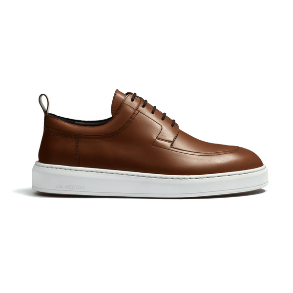 【本日限り】J.M. WESTON スエードスニーカー Men's On Time Hunt sneaker brown suede calfskin – J.M. Weston