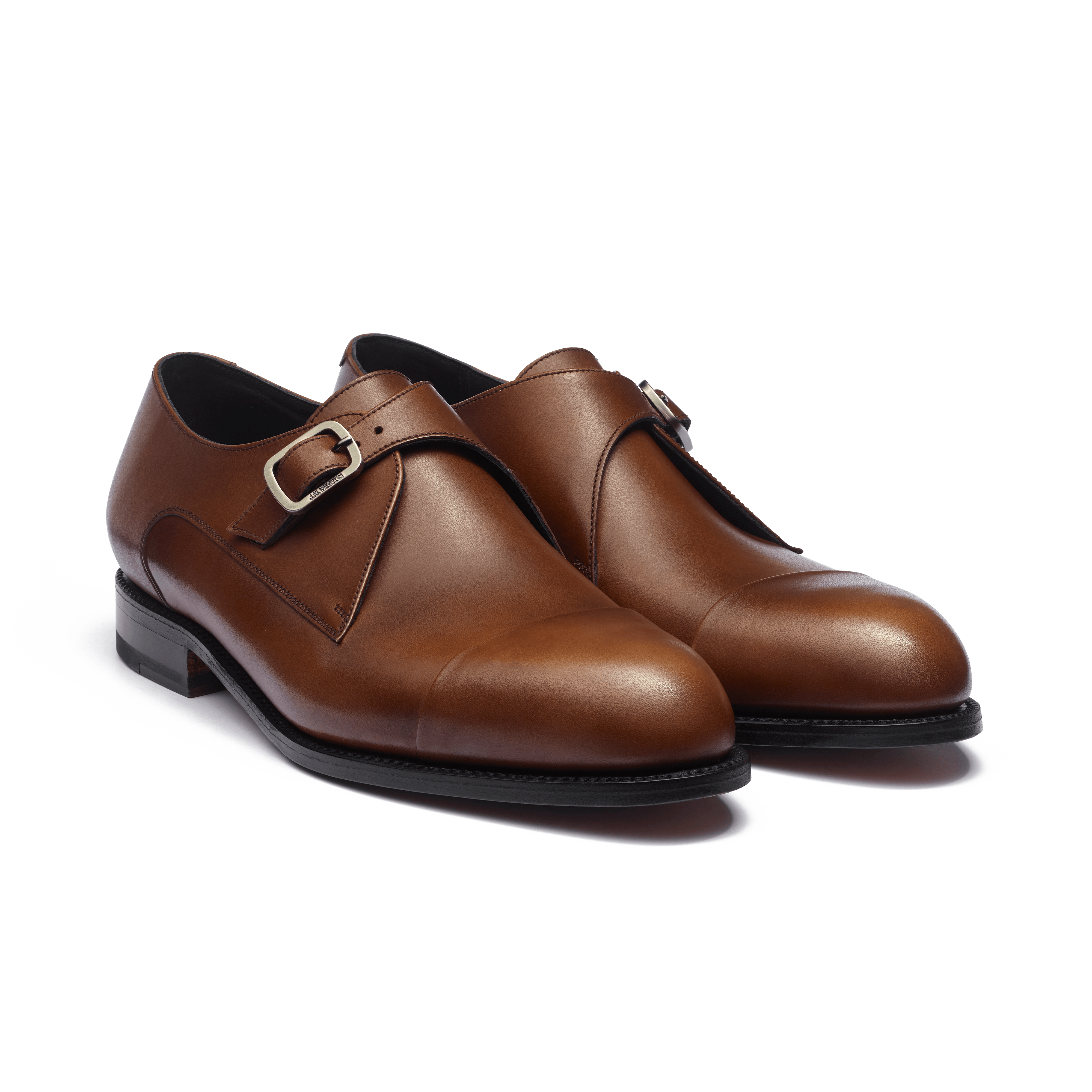 Men's Edouard Buckle Derby in smooth brown leather | J.M. Weston Men's Edouard Buckle Derby in smooth brown leather | J.M. Weston