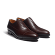 West Cap-toe Oxford Shoe [Men Dark brown boxcalf]